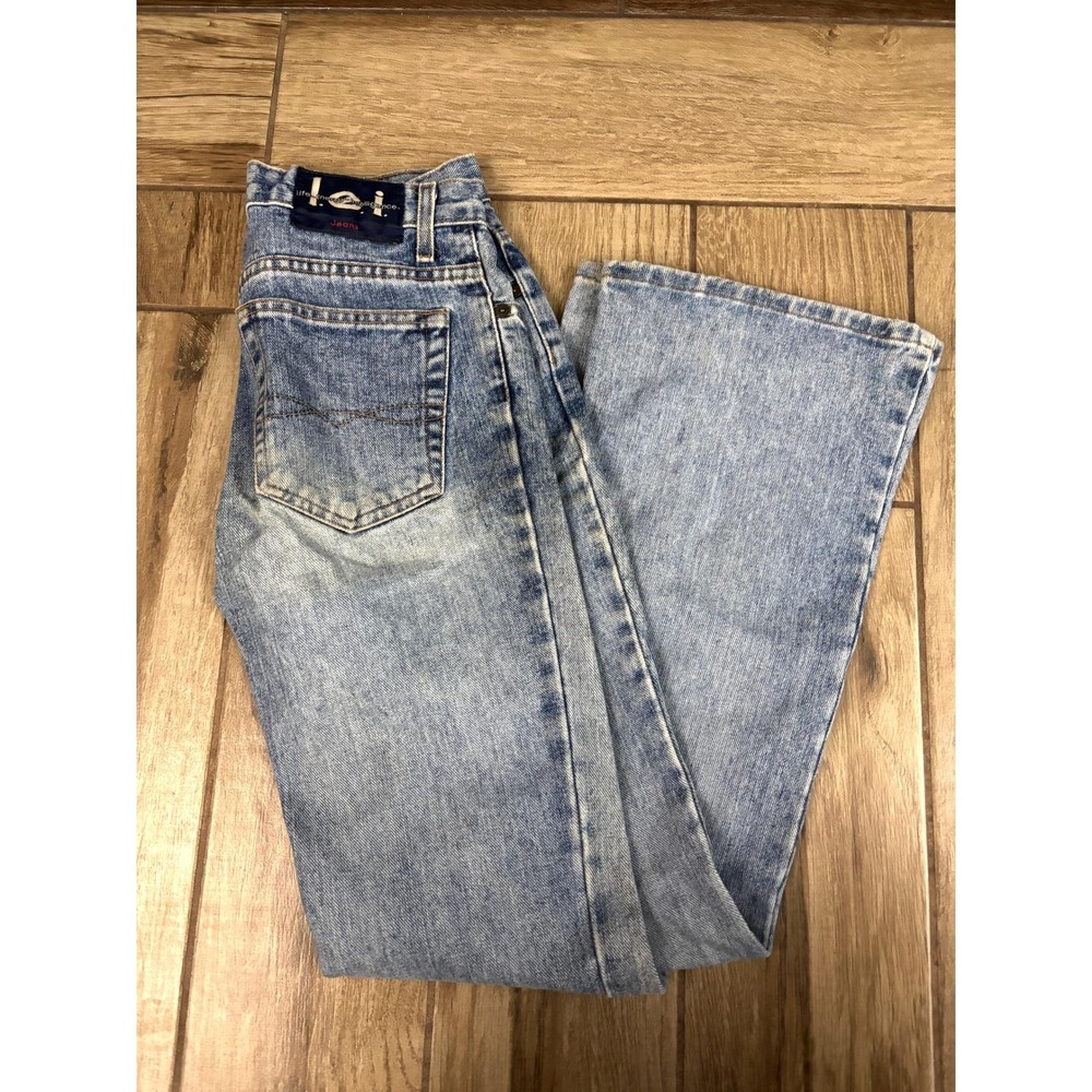 Lei Y2K Bootcut Jeans Womens 3 Low‎ Rise Medium Wash Denim Vintage